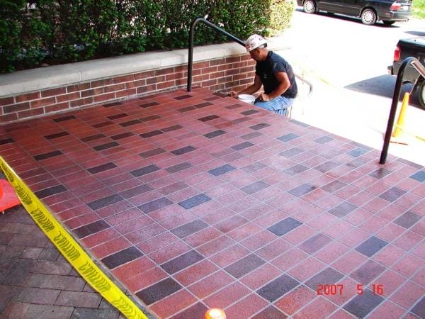 Decorative Coatings on brick